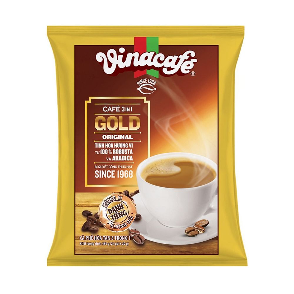 Cà phê  Vinacafe GOLD  3in1 480gr
