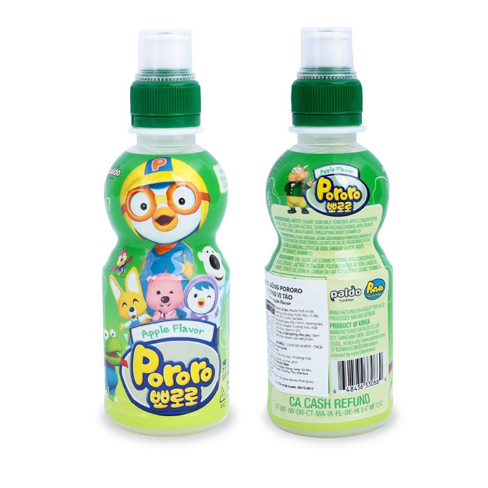 Nước Pororo hương táo 235ml