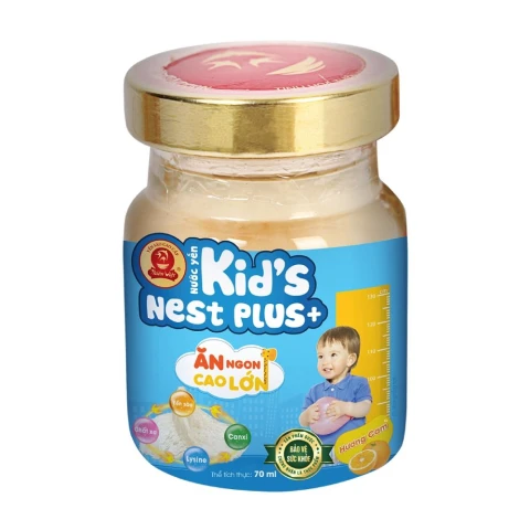 Nước yến Kids Nest Plus hương cam 70ml