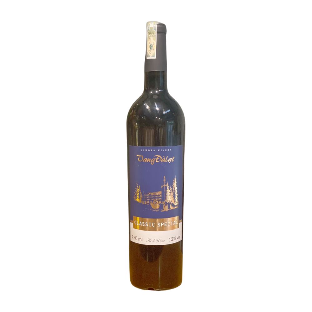 Rượu vang  Đà Lạt Classic Special  đỏ 750ml