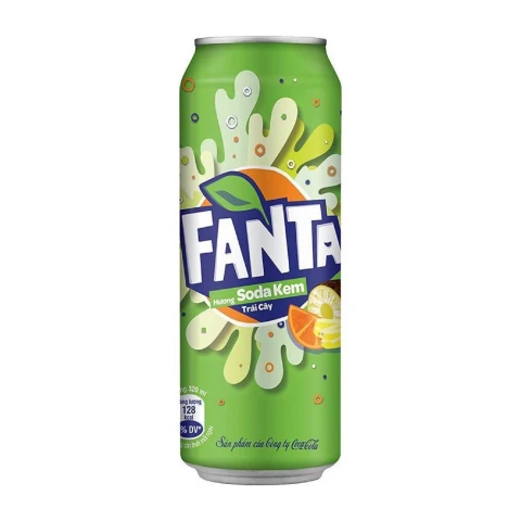 Nước  Fanta Green Cream kem trái cây 320ml