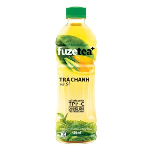 Trà Fuzetea vị chanh xả 450ml