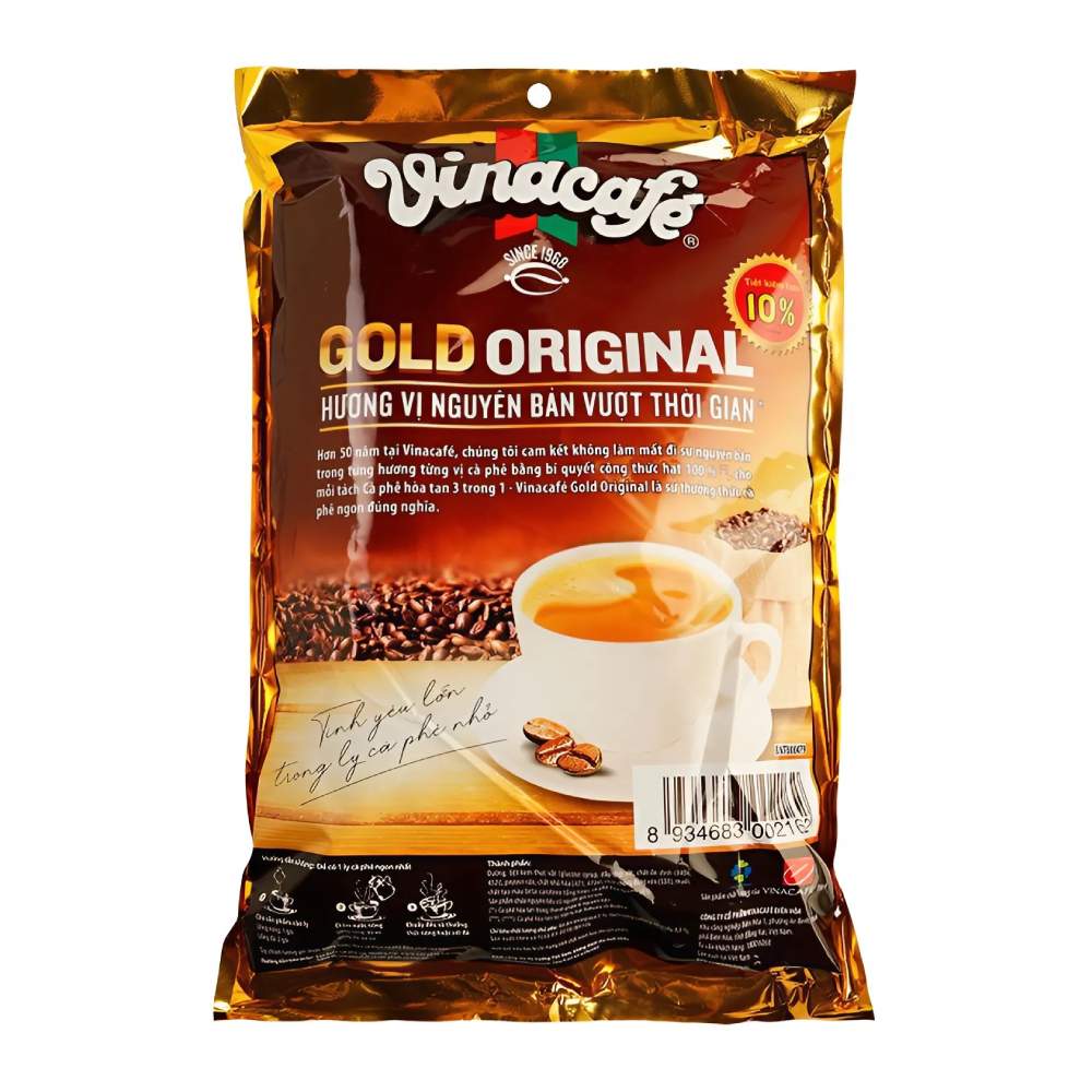 Cà phê Vinacafe  Gold Original 40 gói *20gr
