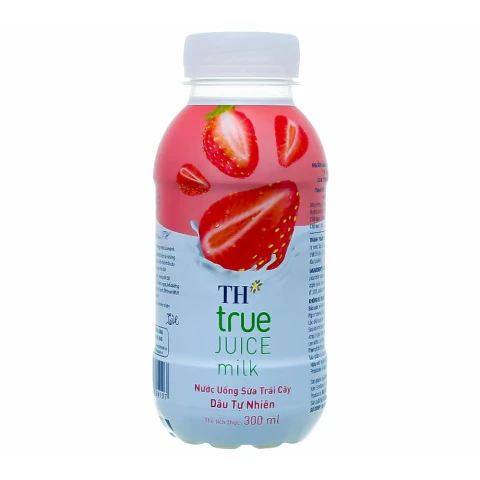 Nước uống sữa trái cây  TH vị dâu 300ml