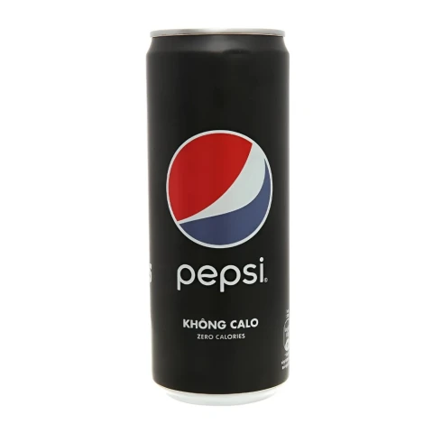 Nước uống có ga Pepsi không Calo lon 320ml/24