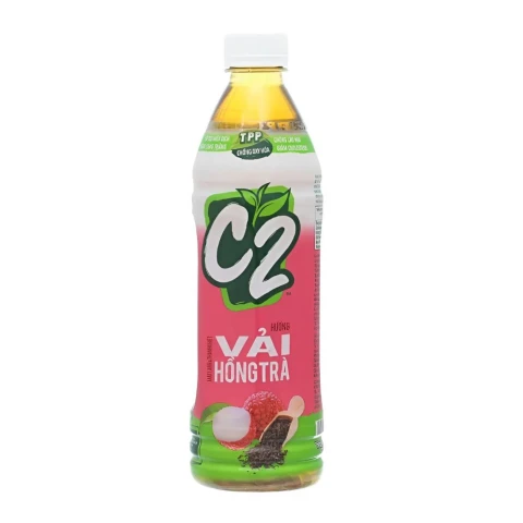 Nước hồng trà C2   vị vải 455ml