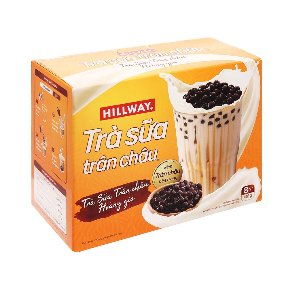 Trà sữa trân châu Hoàng Gia Hillway 5 ly-260gr