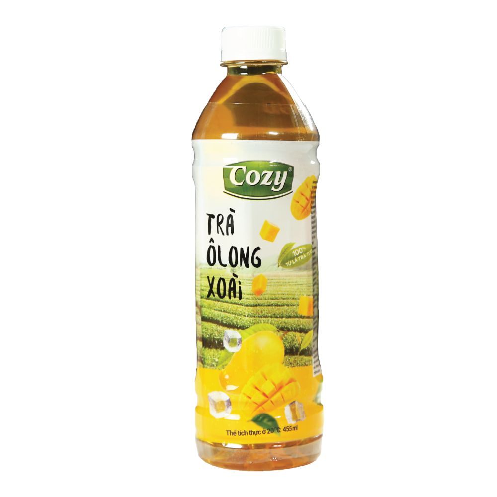Trà  Cozy ô long xoài 455ml