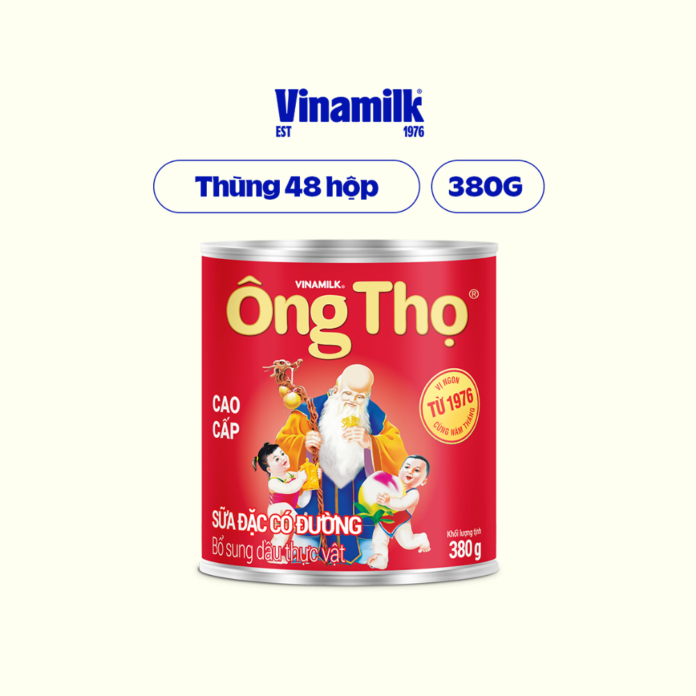 Sữa đặc có đường Ông Thọ đỏ 380gr