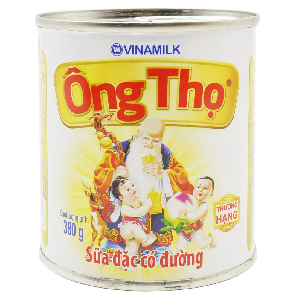 Sữa đặc có đường Ông Thọ trắng 380gr