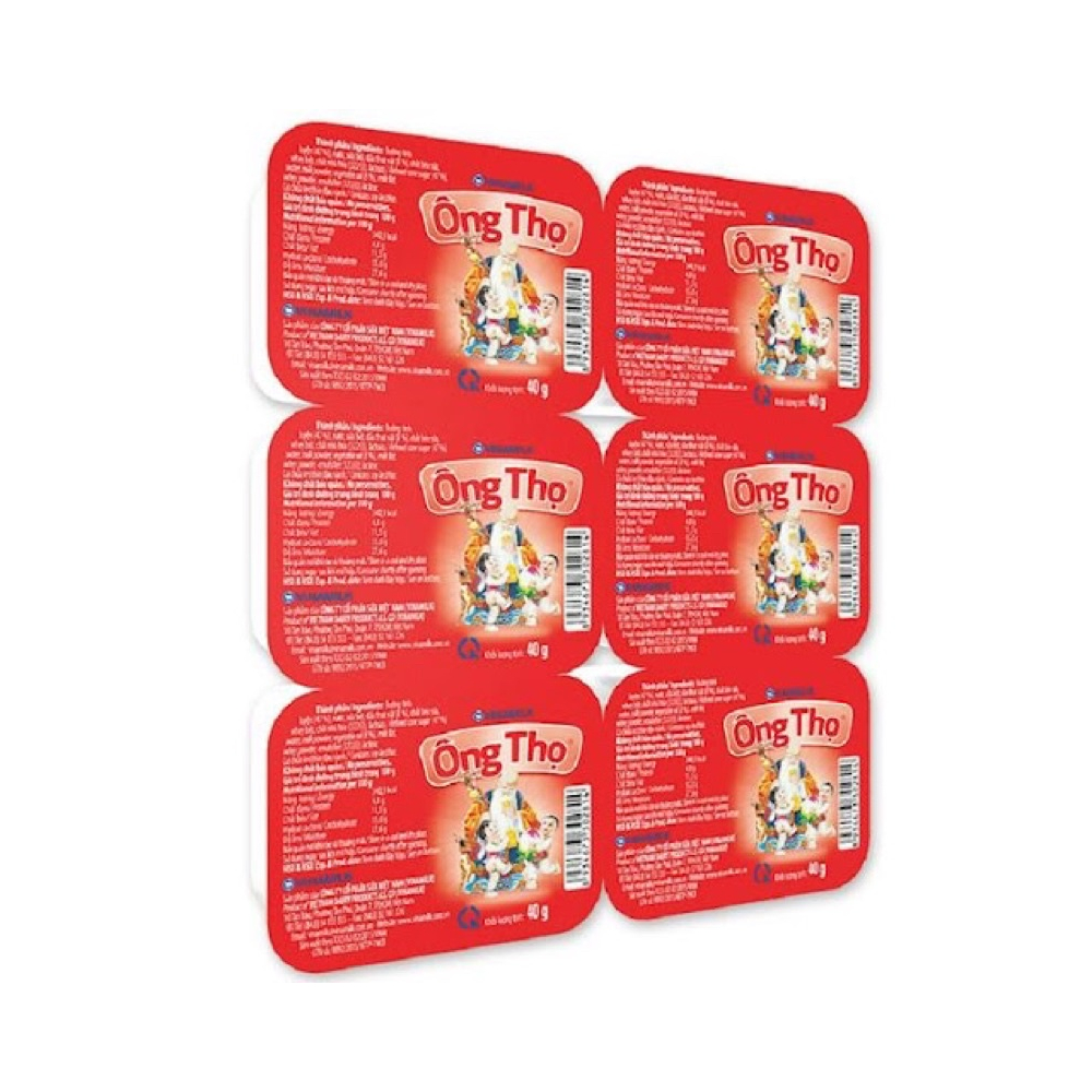 Sữa đặc có đường Ông Thọ đỏ 40gr*6
