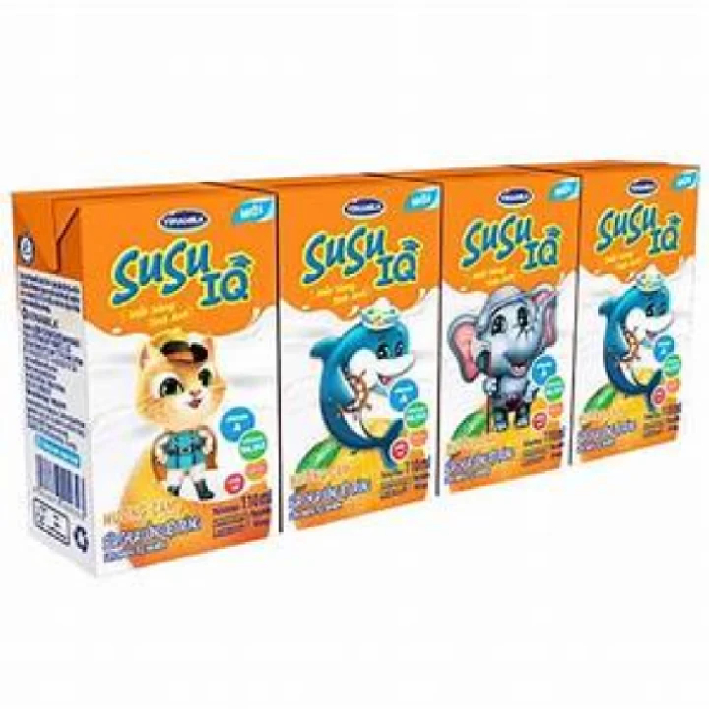 Sữa chua uống  Susu IQ hương cam  lốc 4*110ml