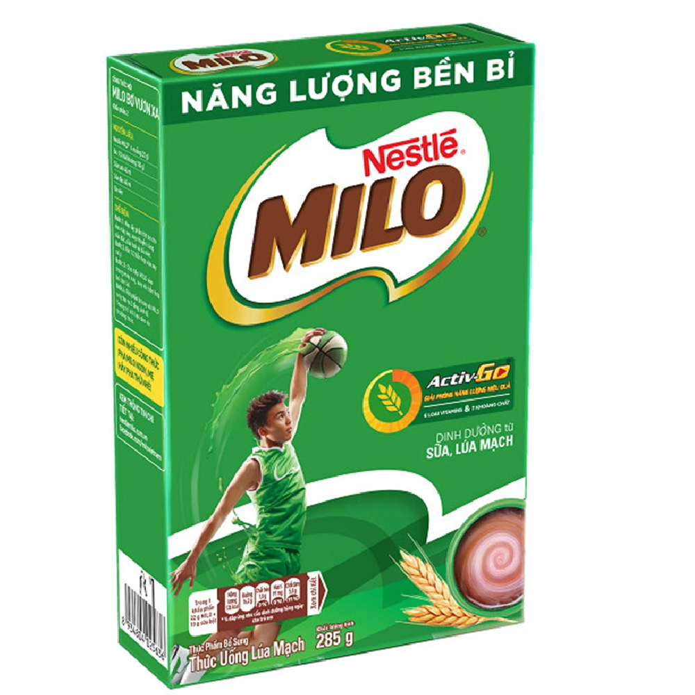 Bột Nestle Milo lúa mạch  285gr