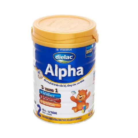Sữa bột VNM  Dielac Alpha 2 HT 900gr/12