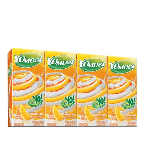 Sữa chua uống Yomost Dutchlady cam vỉ 4*170ml
