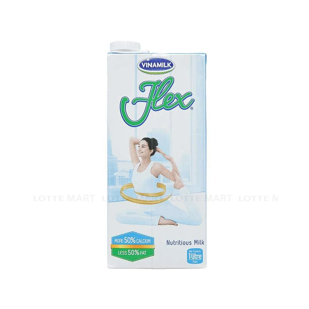 Sữa  Flex Vinamilk  không đường ít béo  1L