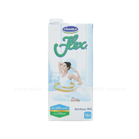 Sữa  Flex Vinamilk  không đường ít béo  1L