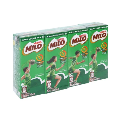 Sữa lúa mạch Nestle Milo  lốc 4*180ml