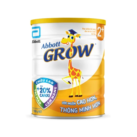 Sữa bột Abbott Grow 2+ cho trẻ từ 2 tuổi 850gr