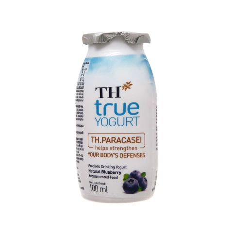 Sữa chua uống TH True Yogurt hương việt quất lốc 4*100ml