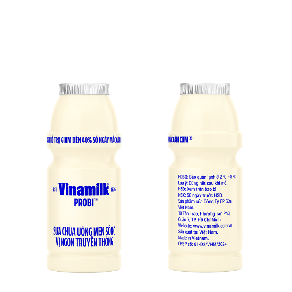 Sữa chua uống  Probi vị truyền thống  lốc 4*130ml