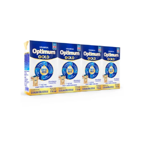 Sữa bột pha sẵn Optimum Gold  lốc 4*110ml