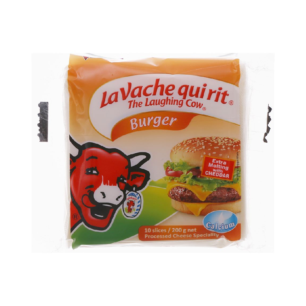 Phô mai lát con Bò Cười Burger   200gr