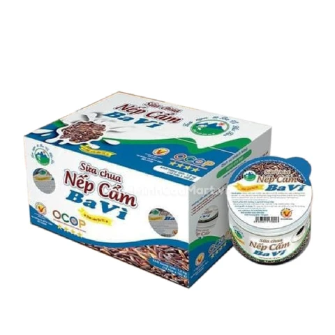 Sữa chua nếp cẩm Ba vì  vỉ 4*100gr