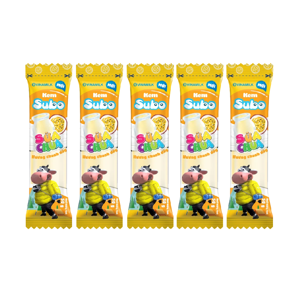 Kem sữa chua hương chanh dây Vinamilk Susu 50gr