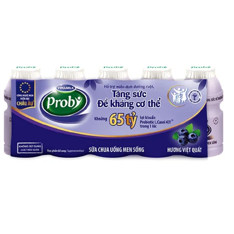 Sữa chua uống Probi việt quất lốc 5*65ml