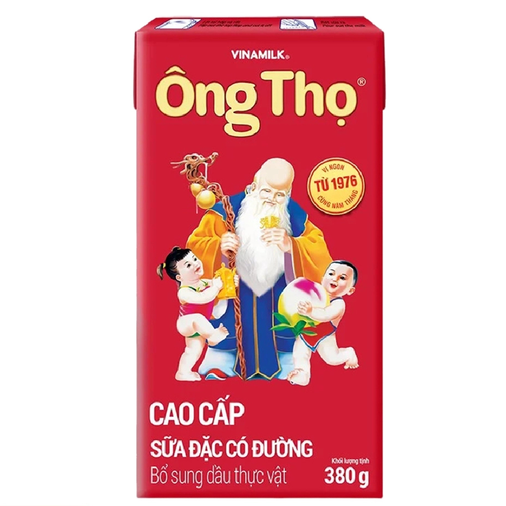 Sữa đặc có đường  Ông Thọ  đỏ  380gr