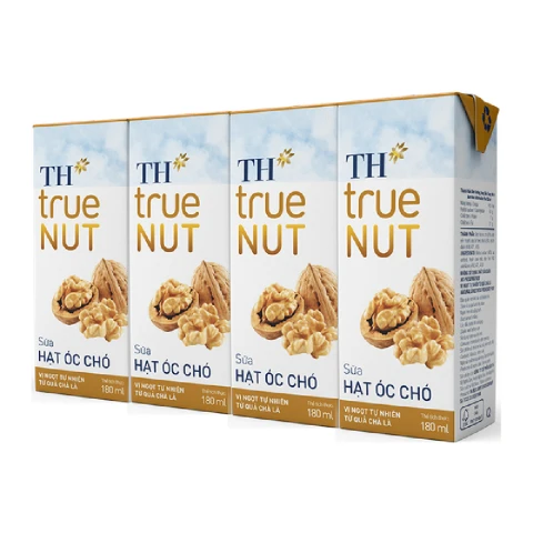 Sữa TH True Nut hạt óc chó lốc 4*180ml