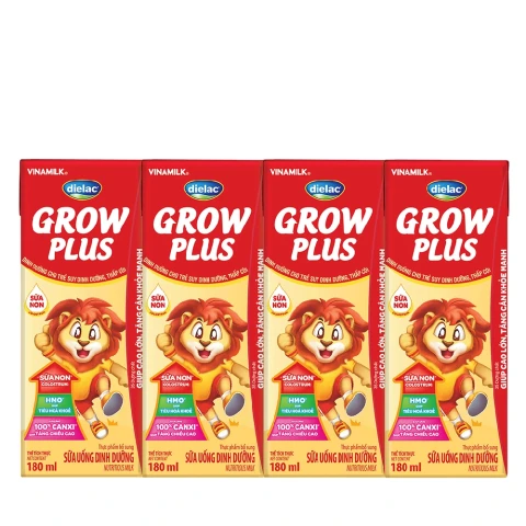 Sữa bột pha sẵn Dielac Grow Plus  lốc 4*180ml