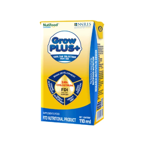 Sữa bột pha sẵn GrowPlus+ sữa non lốc 4*110ml