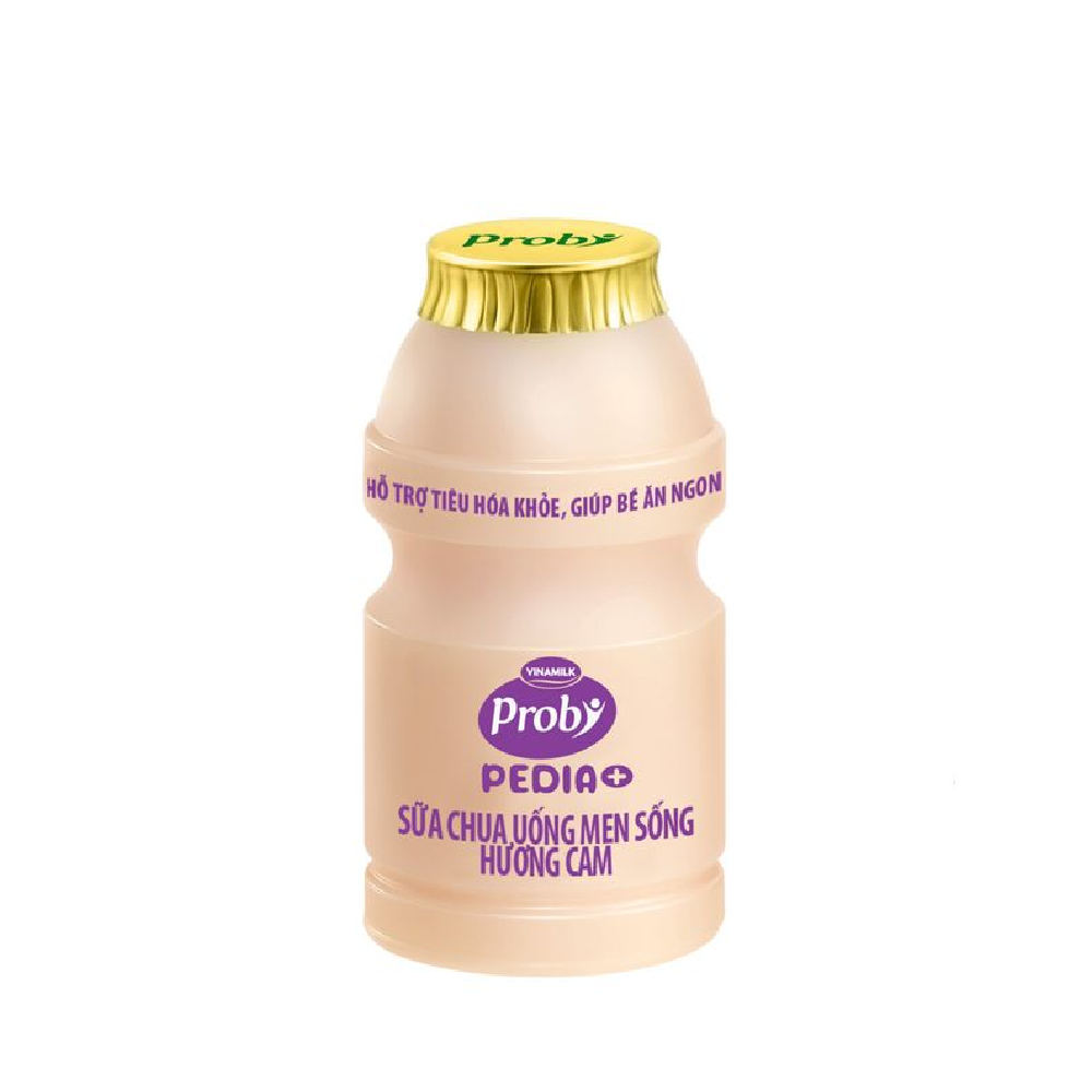 Sữa chua uống men sống Probi Pedia+ hương cam lốc 5*65ml