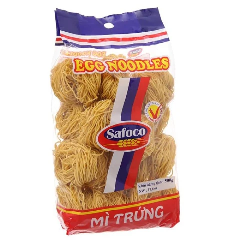 Mì sợi nhỏ sa Safoco  500g