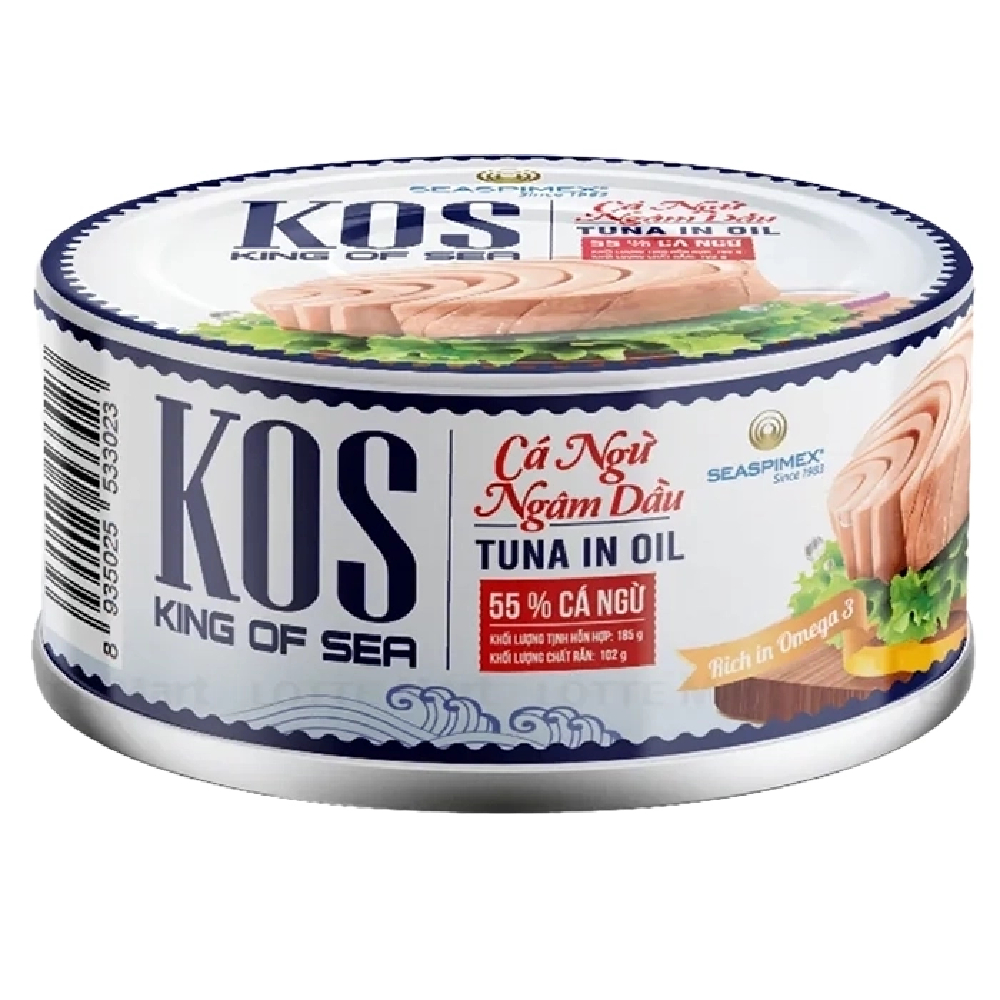 Cá ngừ ngâm nước muối Seaspimex  185gr
