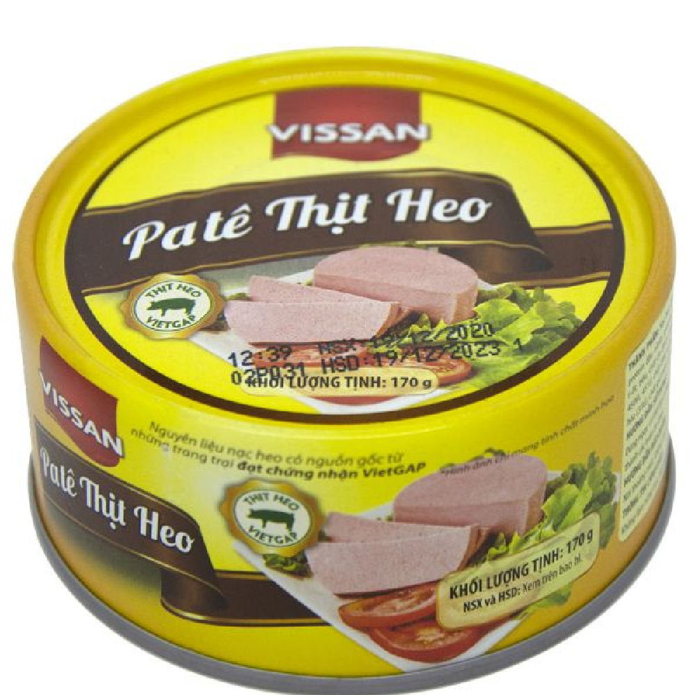 Patê thịt heo Vissan  170gr