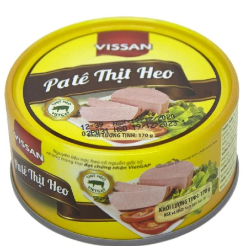 Patê thịt heo Vissan  170gr