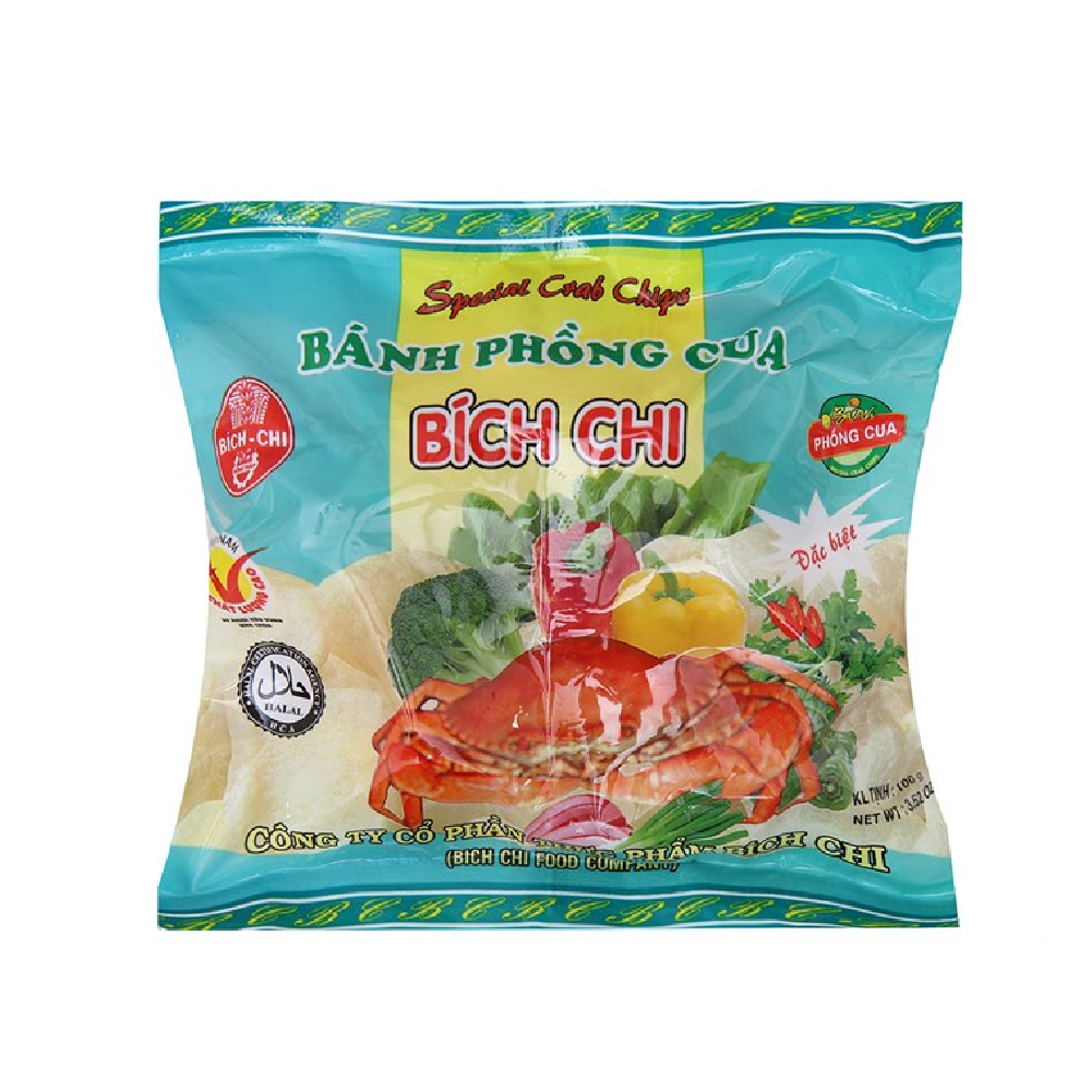 Bánh phồng mực  Bích Chi  100gr