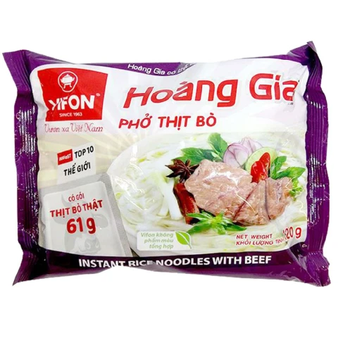 Phở Hoàng Gia thịt bò 120gr