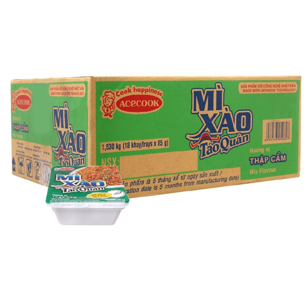Mì xào Táo Quân thịt bằm xốt cà chua 85gr