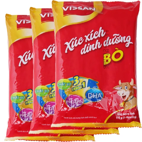 Xúc xích dinh dưỡng Vissan bò 175gr