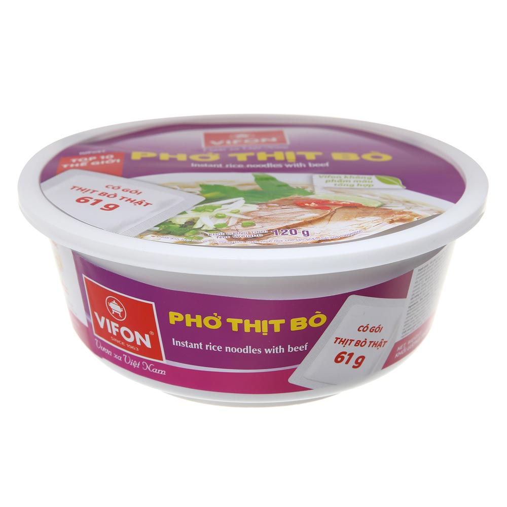 Phở Vifon thịt bò bát 120gr