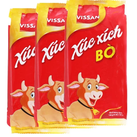 Xúc xích tiệt trùng Vissan bò 160gr