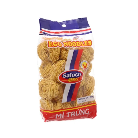 Mì trứng sợi nhỏ Safoco  500gr