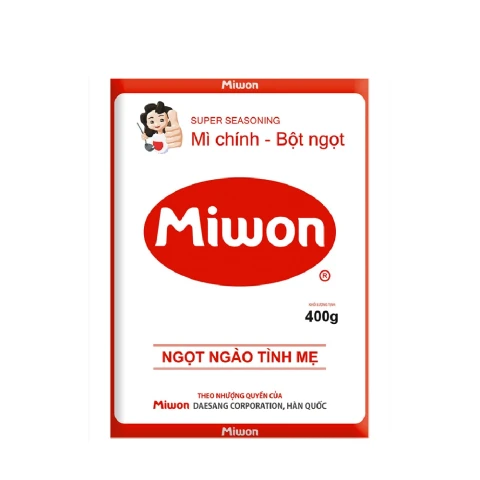 Mì chính - Bột ngọt Miwon hạt lớn 400gr