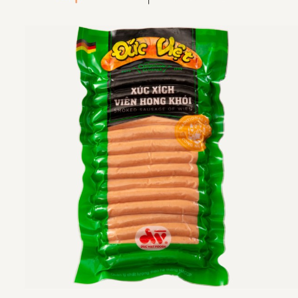 Xúc xích viên hong khói Đức Việt  200gr