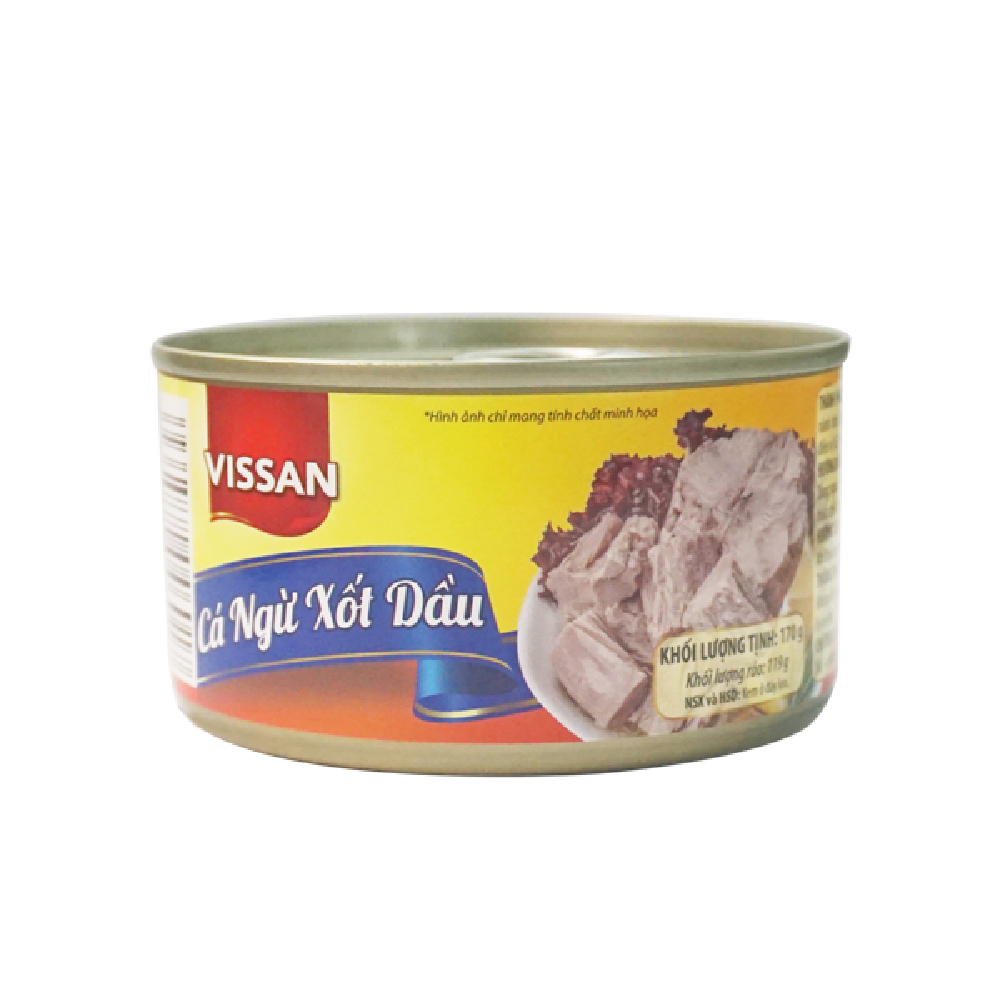 Cá ngừ xốt dầu Vissan  170gr