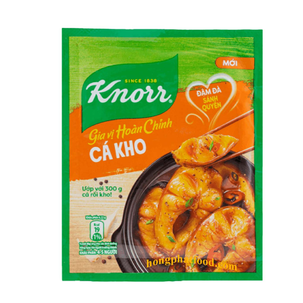 Gia vị hoàn chỉnh  Knorr cá kho riềng 28gr